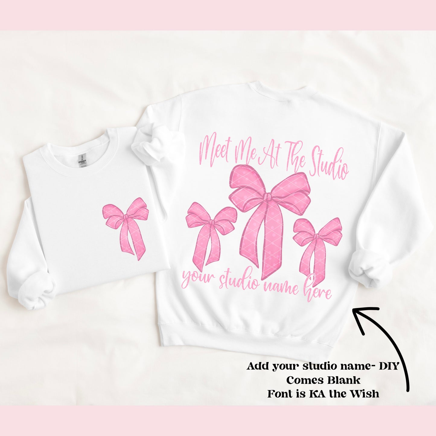 Meet Me At The Studio Bundle; DIY Font Used is KA The Wish