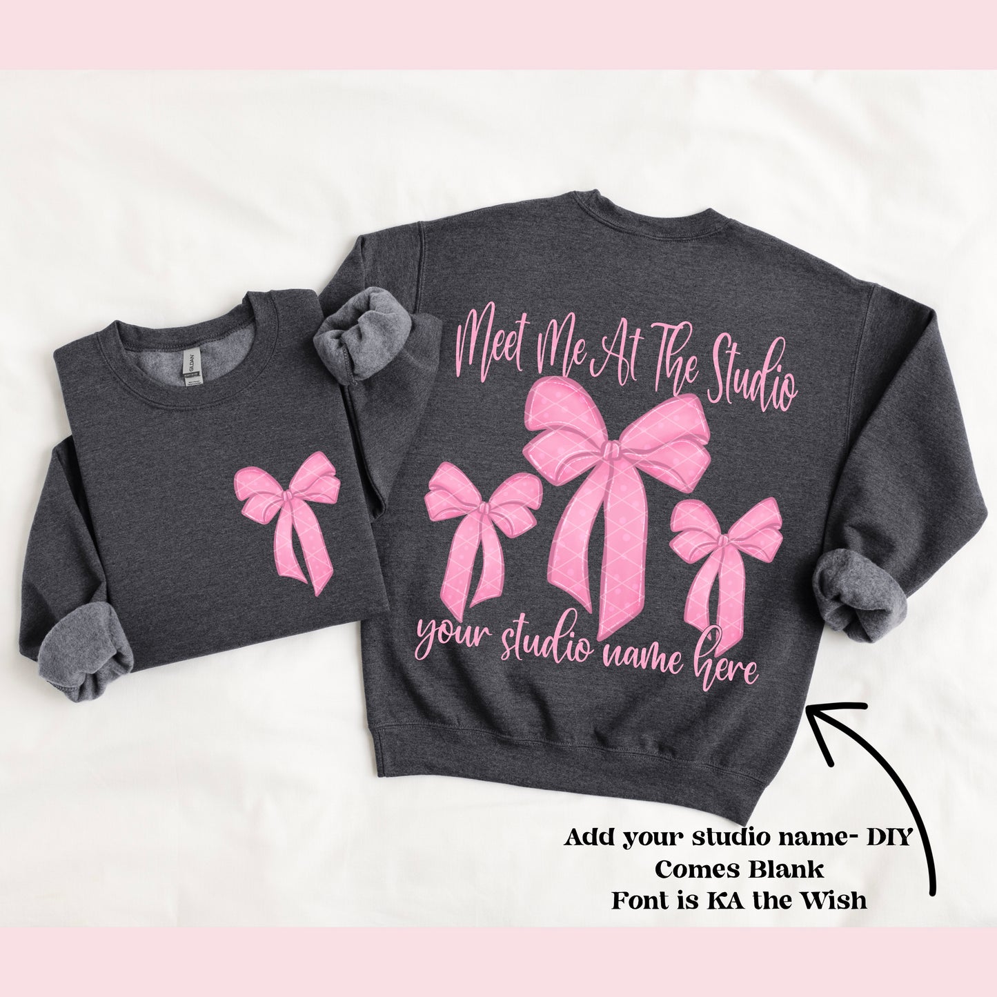 Meet Me At The Studio Bundle; DIY Font Used is KA The Wish