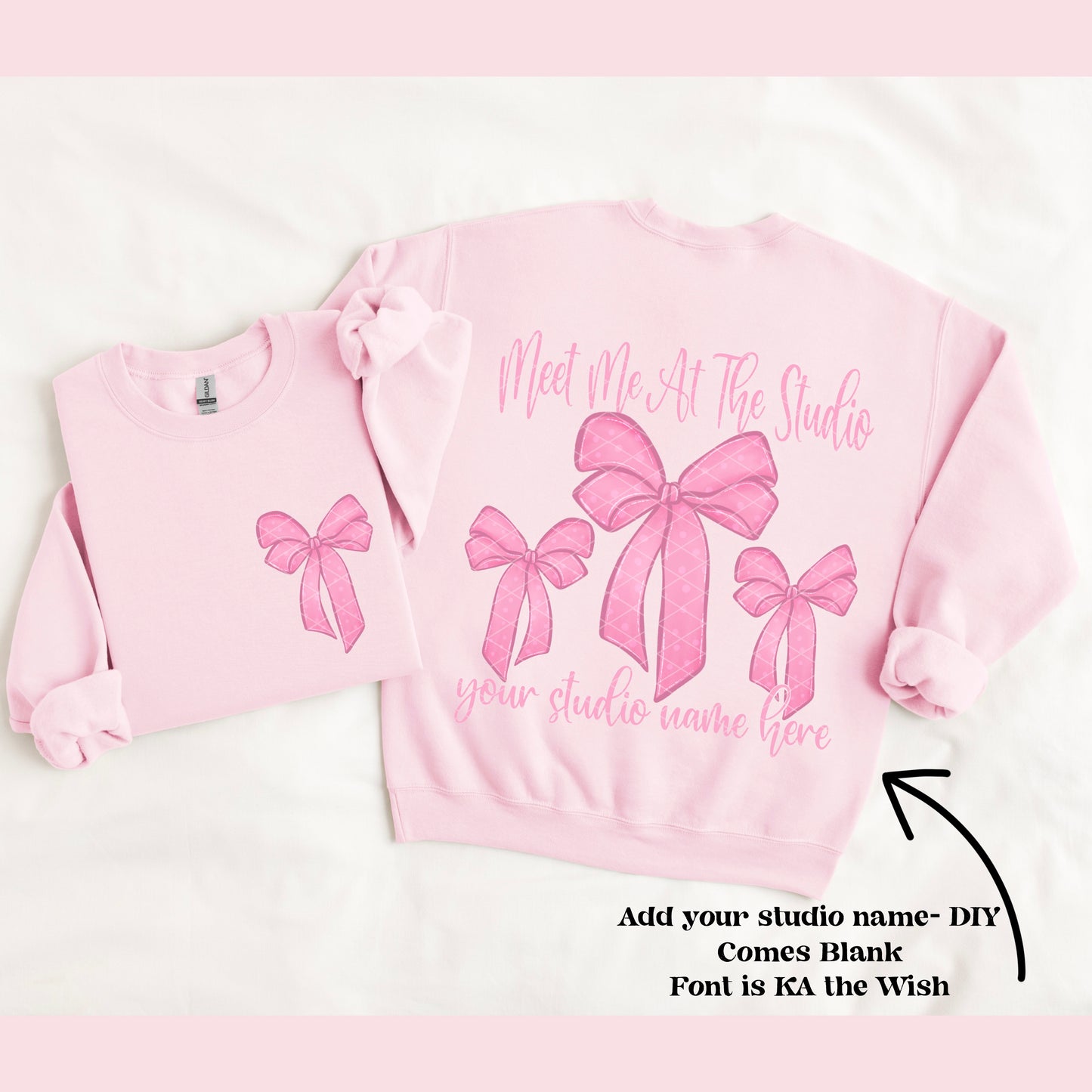 Meet Me At The Studio Bundle; DIY Font Used is KA The Wish