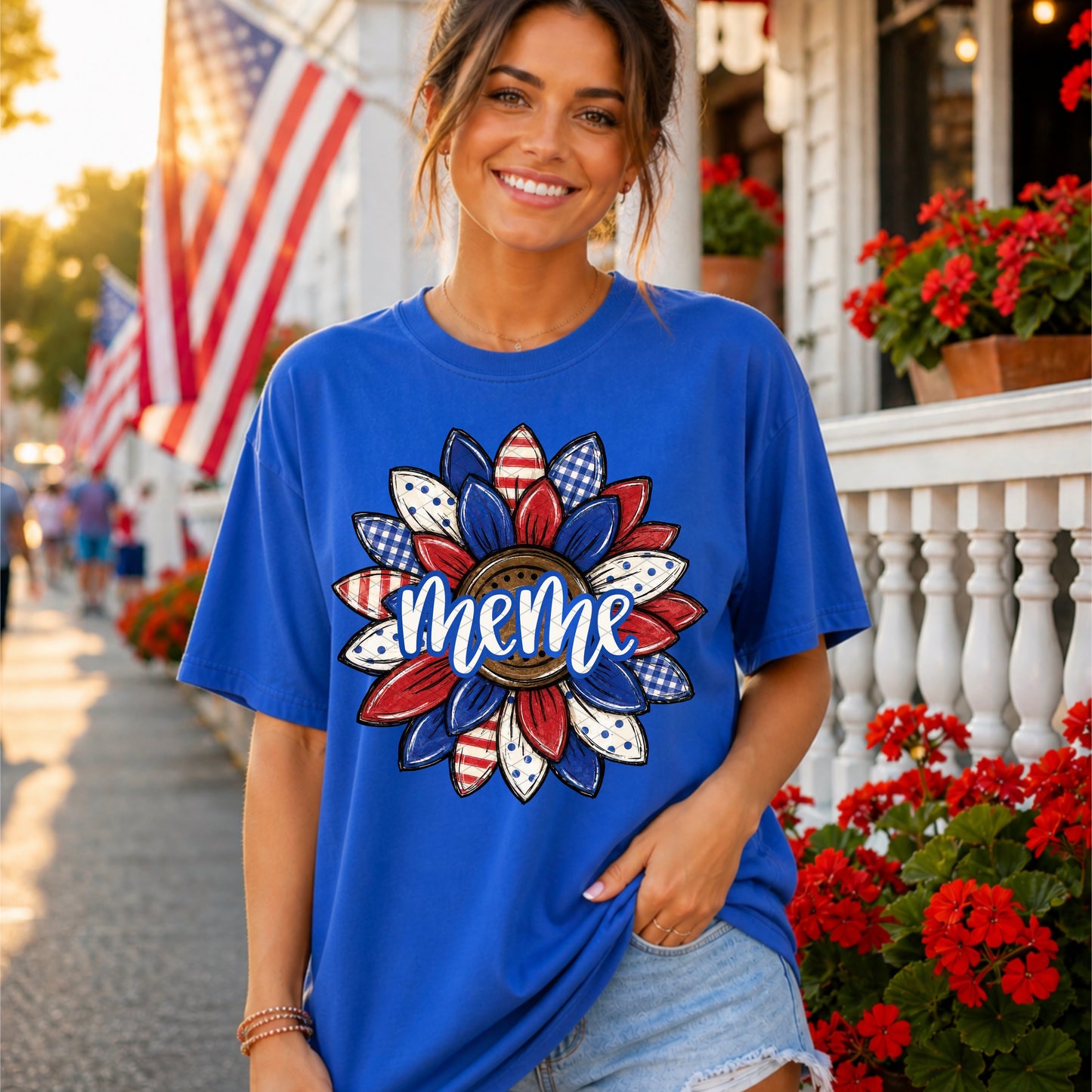 Patriotic Sunflower Collection; Meme