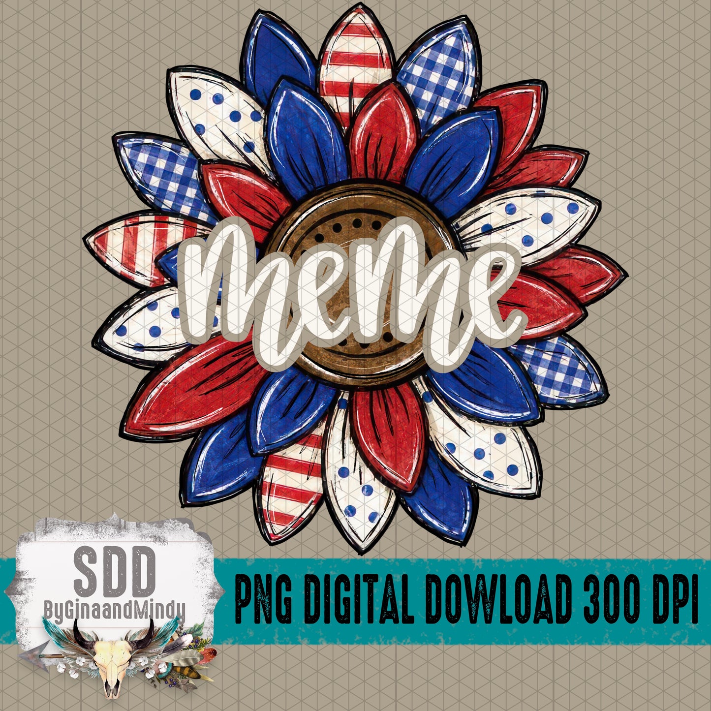 Patriotic Sunflower Collection; Meme