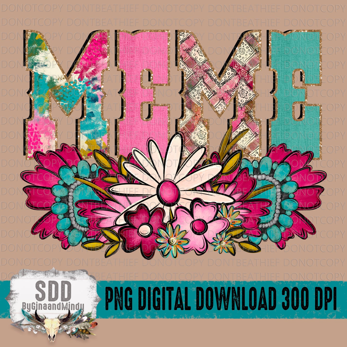 Western Floral Title Name Meme