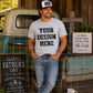 Men's Faith Grey Mockup