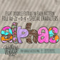 Messy Neon Leopard Doodle Alpha (7 Sets Aa-Zz, 0-9, Special Characters)