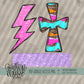 Messy Neon Leopard Doodle Alpha (7 Sets Aa-Zz, 0-9, Special Characters)