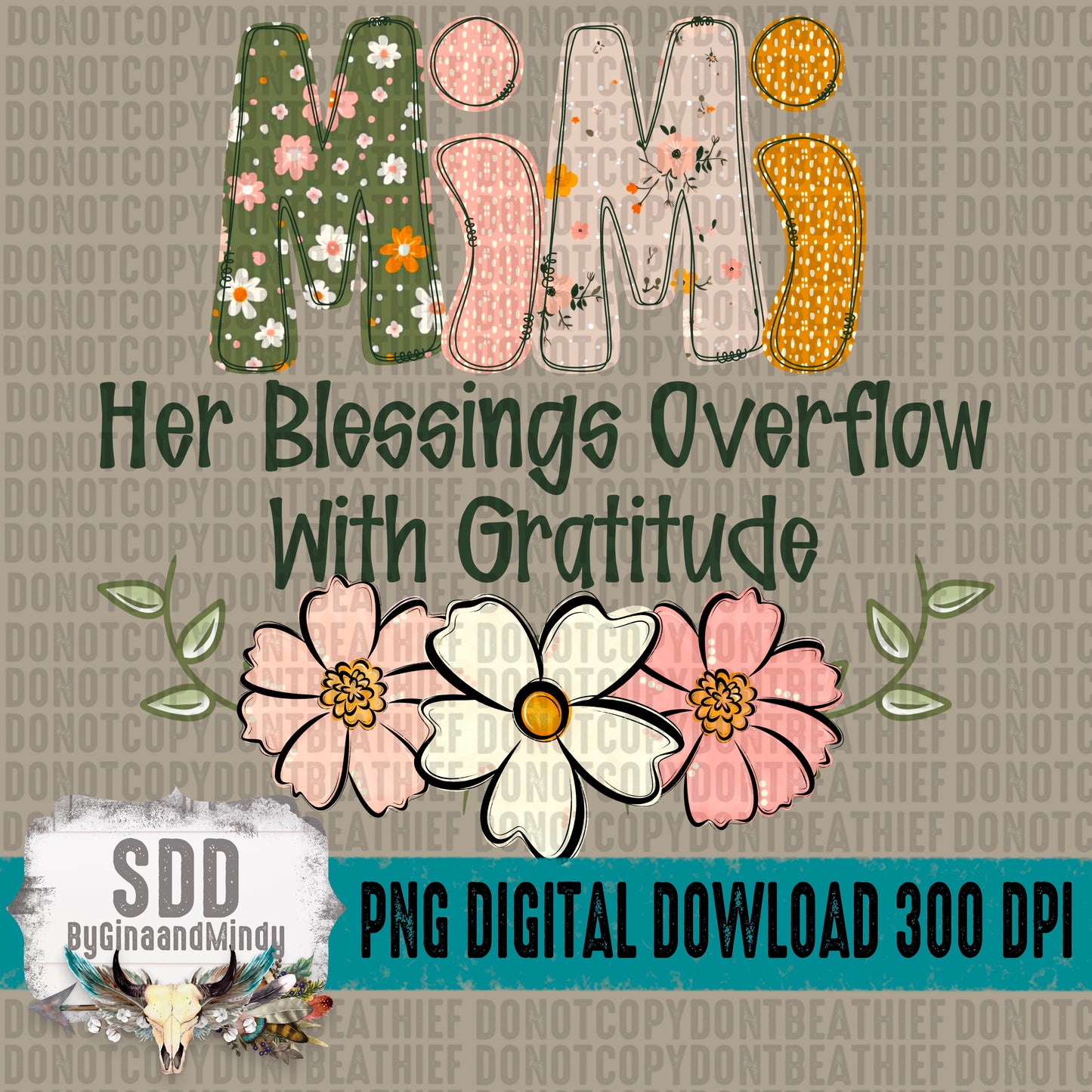 Boho Floral; Mimi