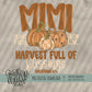 Harvest Full of Blessings Collection; Mimi