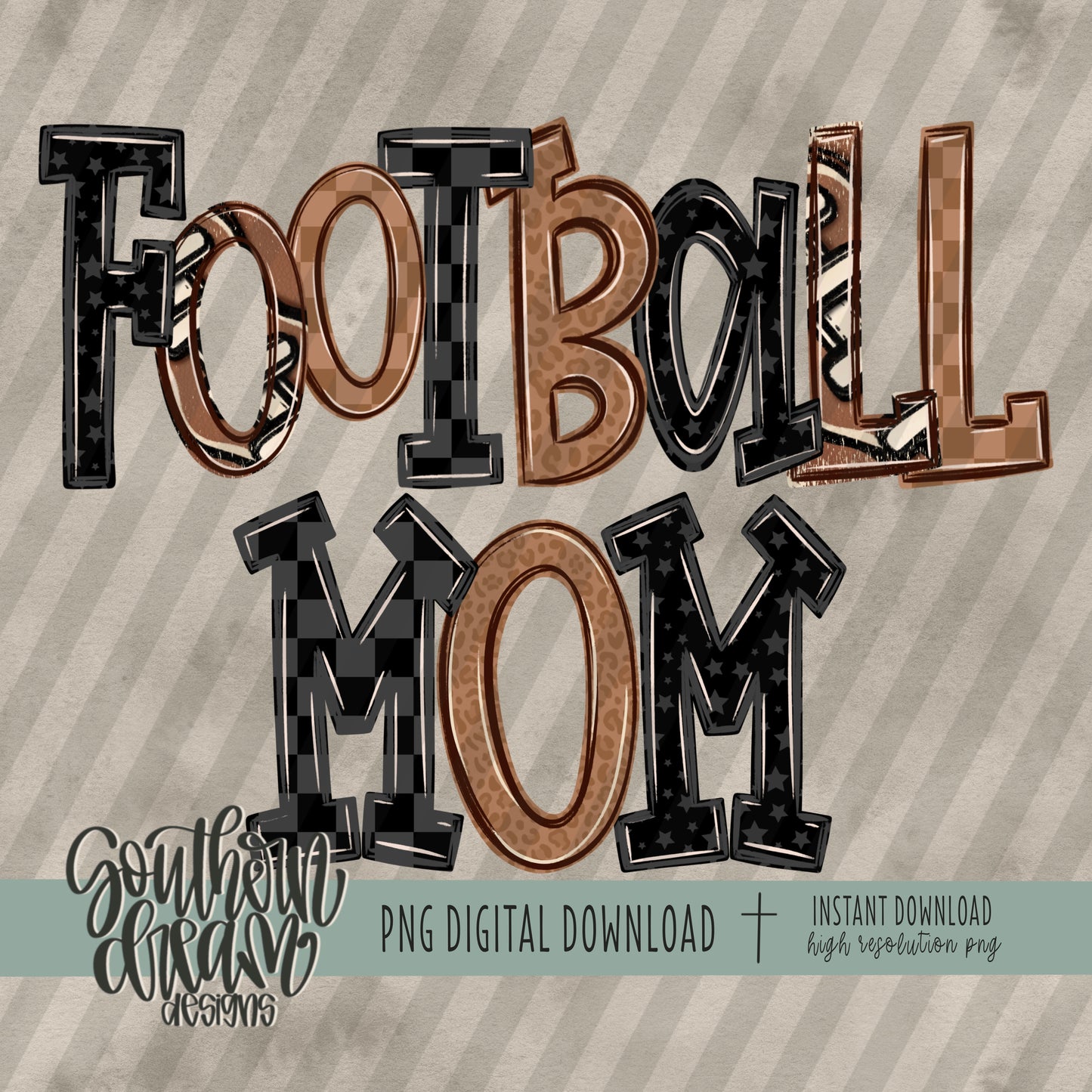 Football Doodle Collection; Mom
