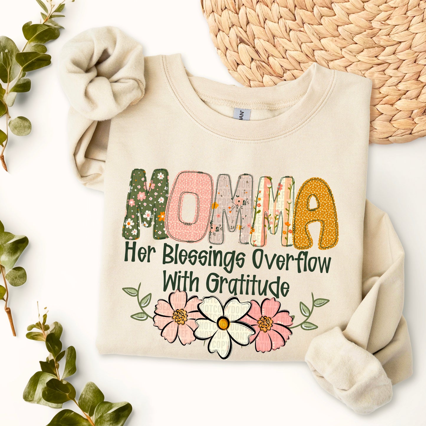 Boho Floral; Momma