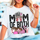 Mom of Both (Baseball|Cheer Pink)