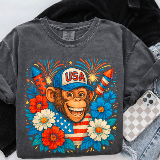 Fourth of July Monkey