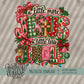More Jesus Less Jingle Faux Embroidery