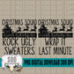 Christmas Squad Bundle of 15 Single Color; Black and White