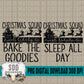 Christmas Squad Bundle of 15 Single Color; Black and White