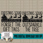 Christmas Squad Bundle of 15 Single Color; Black and White