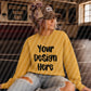 Mustard Crew Sweatshirt Wrestling