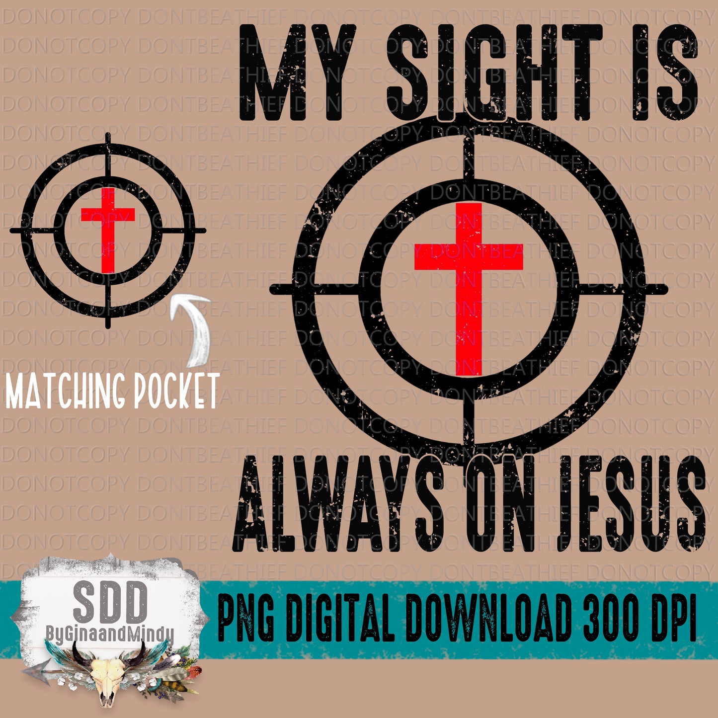 My Sight Is Always On Jesus Bundle