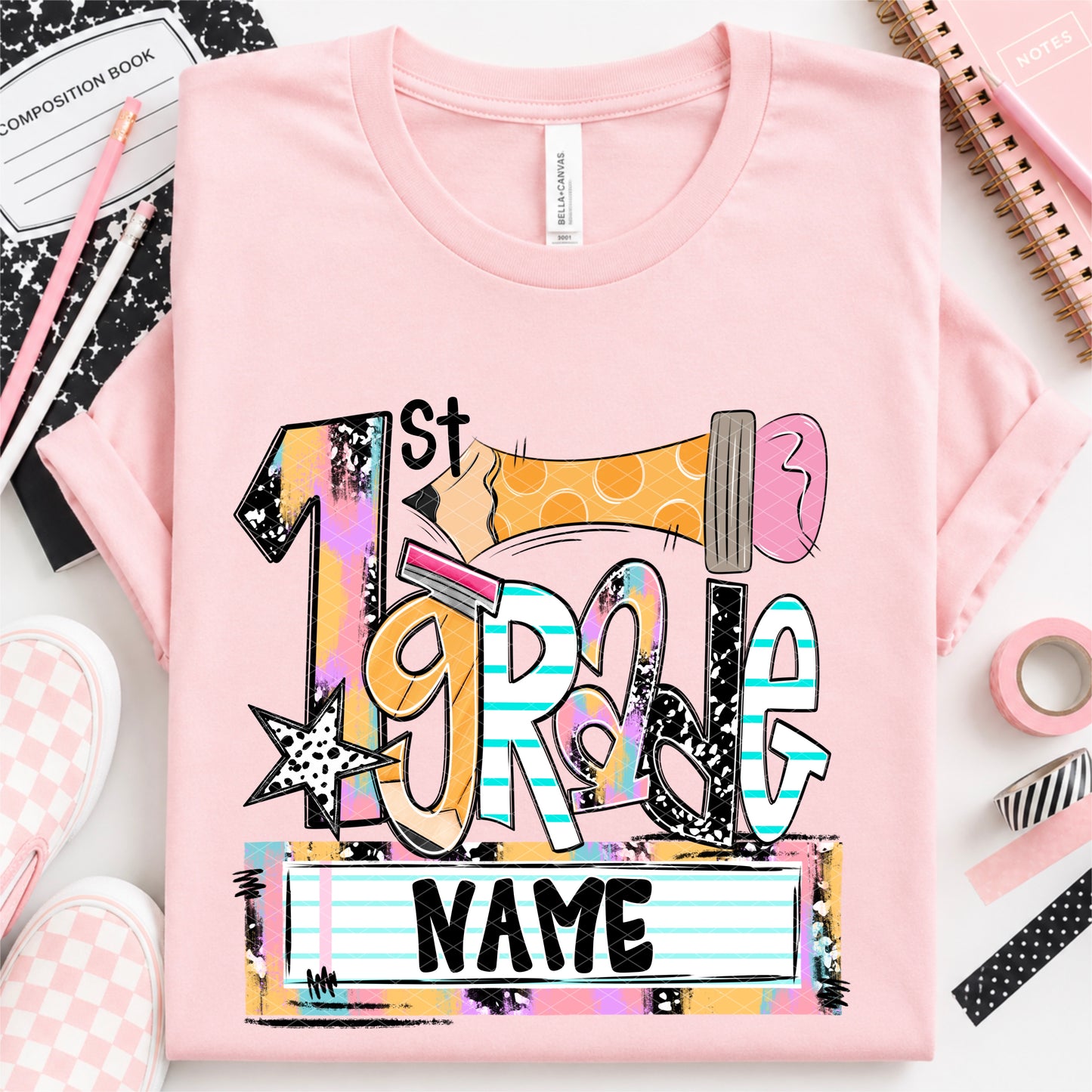 1st Grade Name Plate