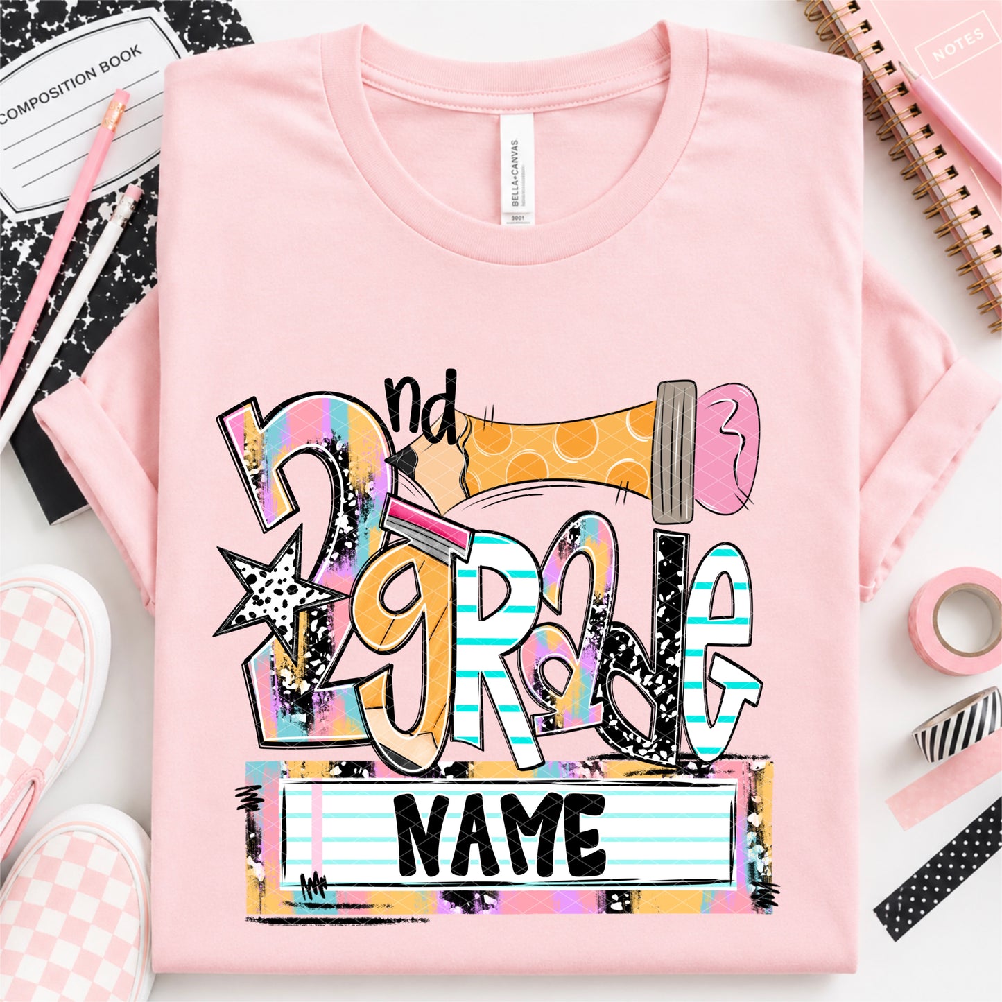 2nd Grade Name Plate