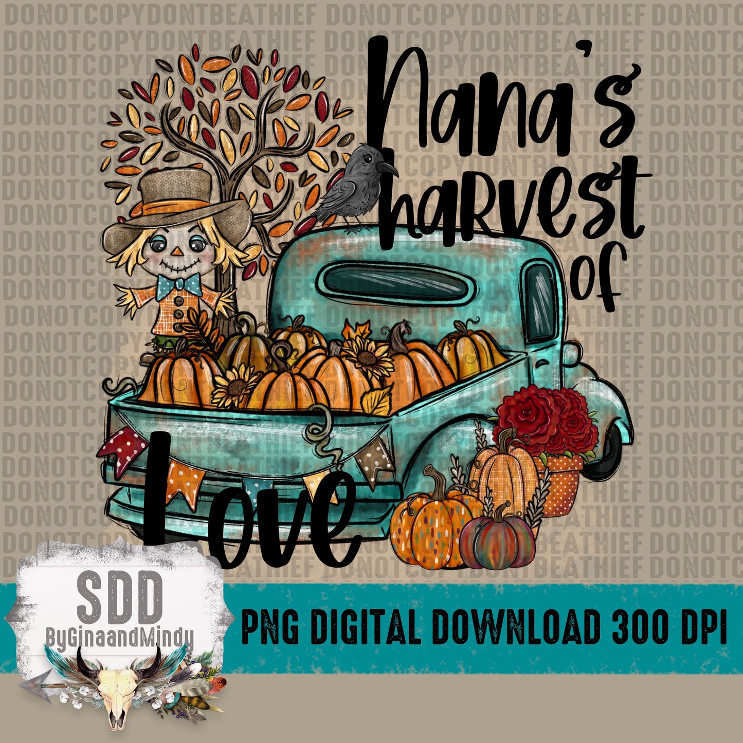 Nana's Harvest of Love (Personalization Optional)