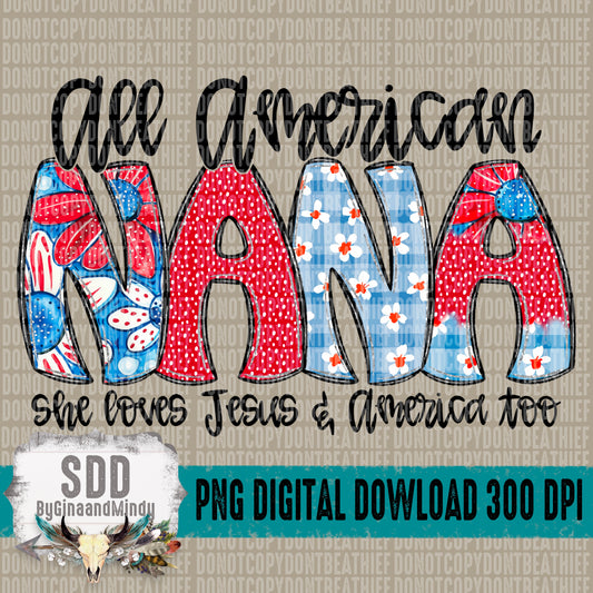 She Loves Jesus & America Too; Nana