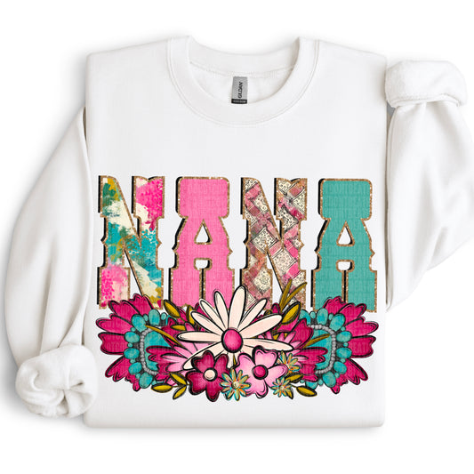 Western Floral Title Name Nana