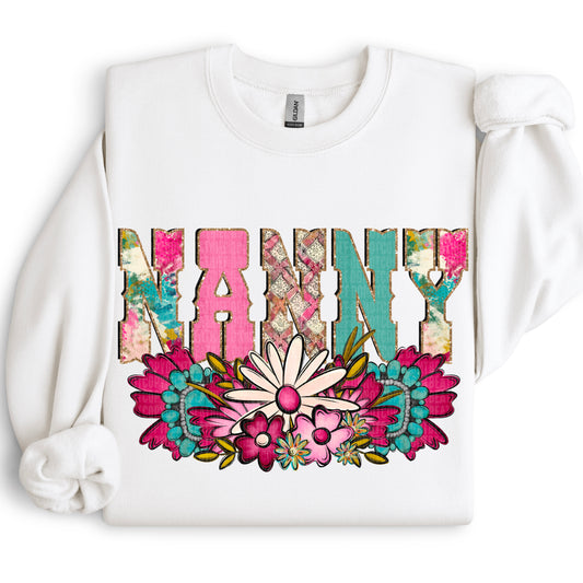 Western Floral Title Name Nanny