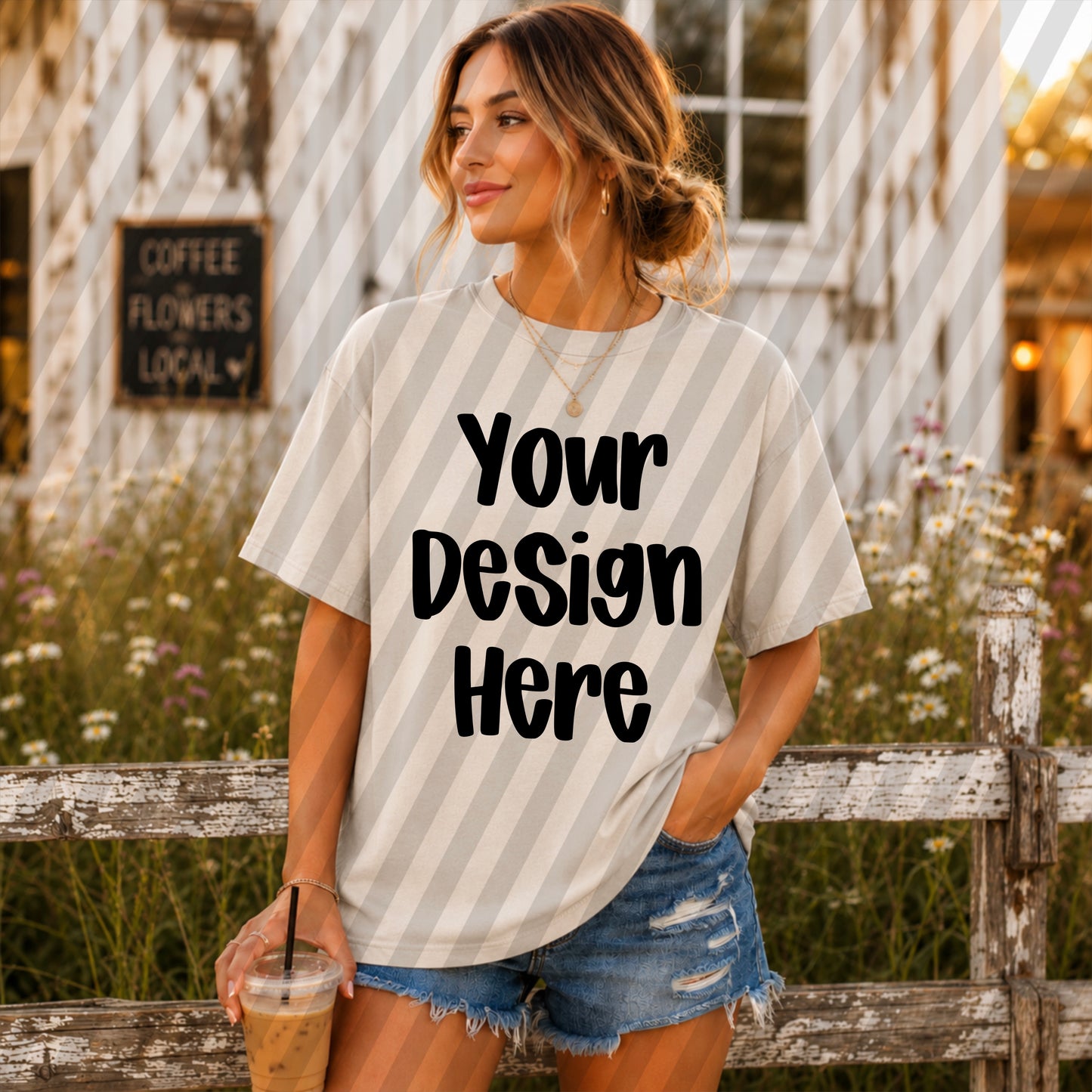 Natural Shirt Barn Mockup