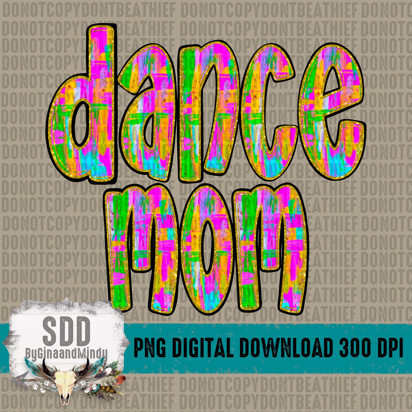 Neon Glitter Dance Mom Bundle