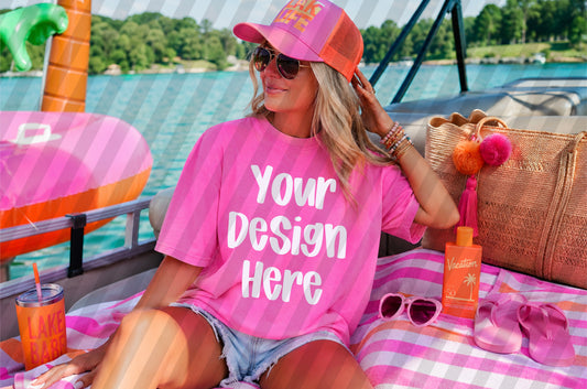 Hot Pink Boating
