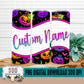 Custom Name Neon Halloween 20oz Tumbler