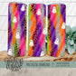 Neon Ghosties Brushstroke Collage Digital Paper (Not Seamless)