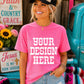Neon Pink Western Faith