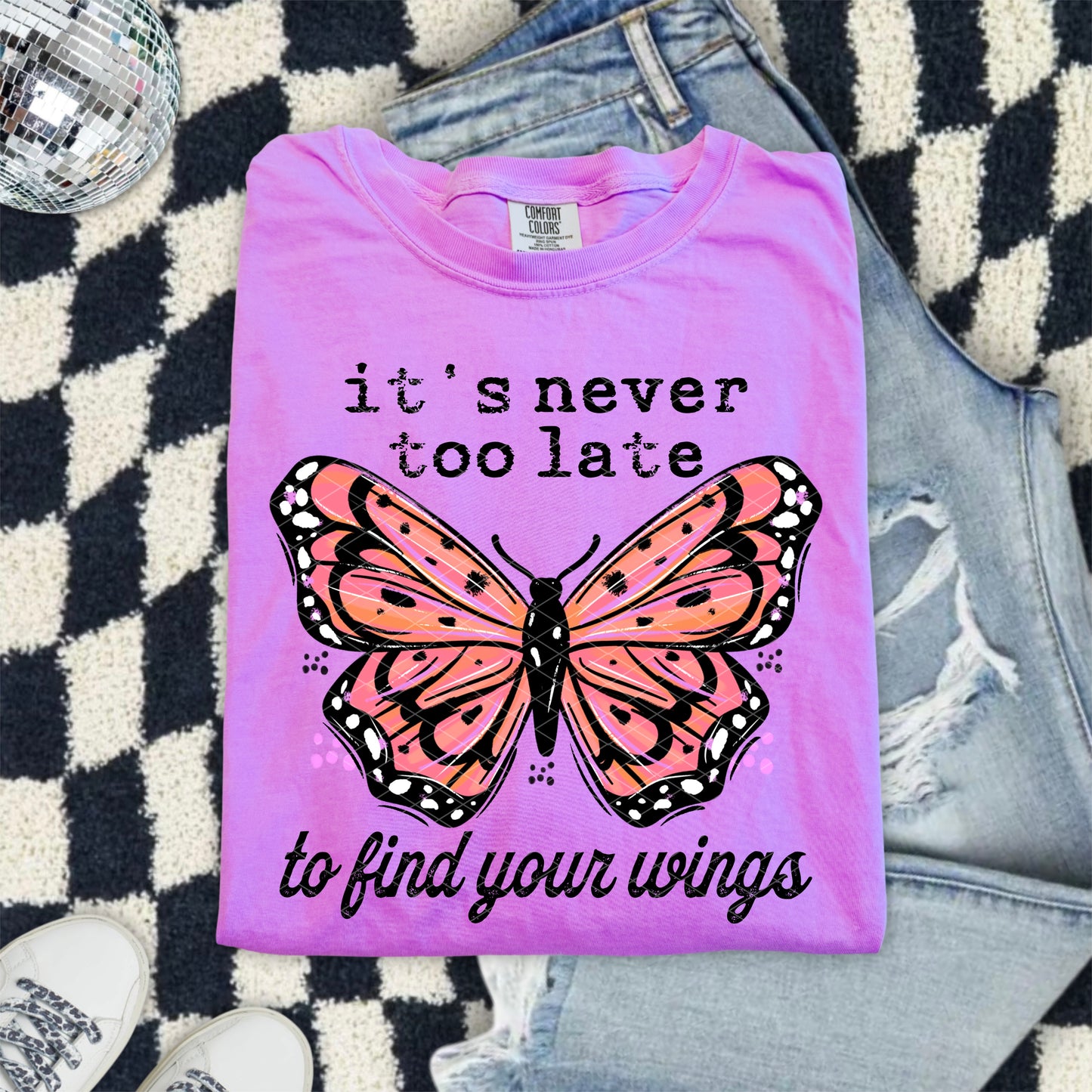It's Never Too Late to find your wings