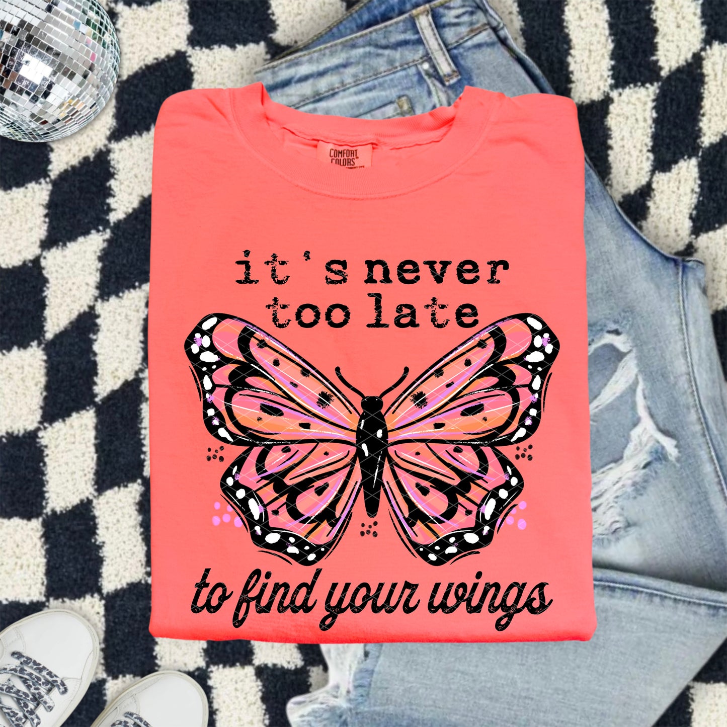 It's Never Too Late to find your wings