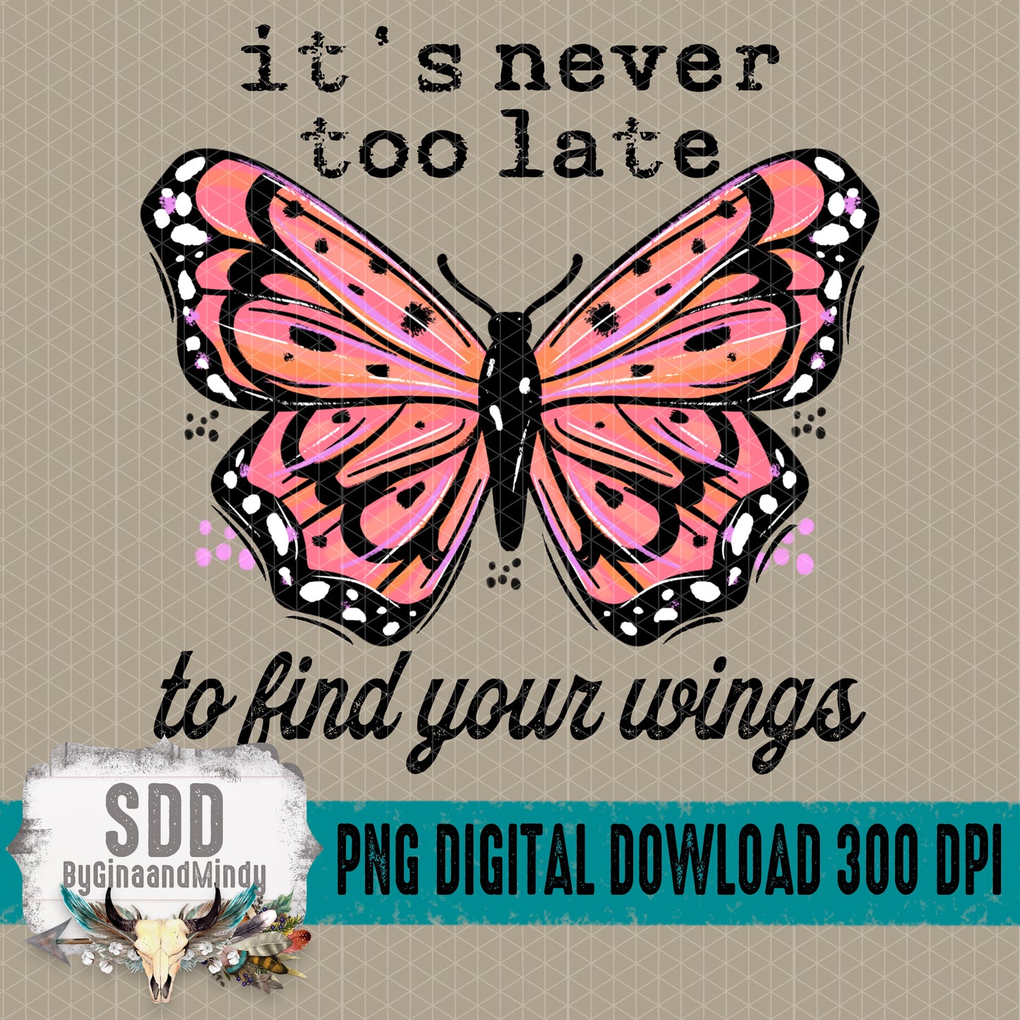 It's Never Too Late to find your wings