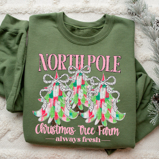 North Pole Tree Farm; Pink