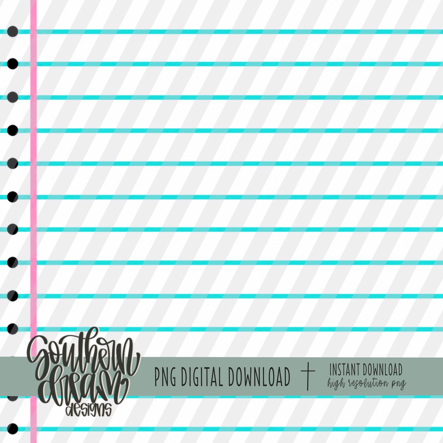 Back to School Digital Paper Bundle Set (Not Seamless)