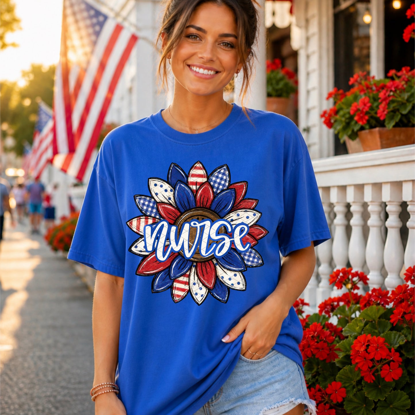 Patriotic Sunflower Collection; Nurse
