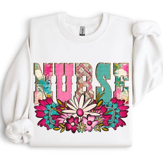 Western Floral Title Name Nurse