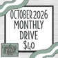 2026 October Monthly Drive