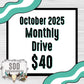 2025 October Monthly Drive