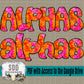 2025 Yearly ALPHA Drive