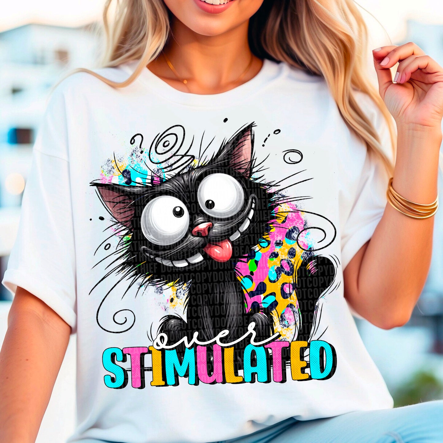 Overstimulated Cat