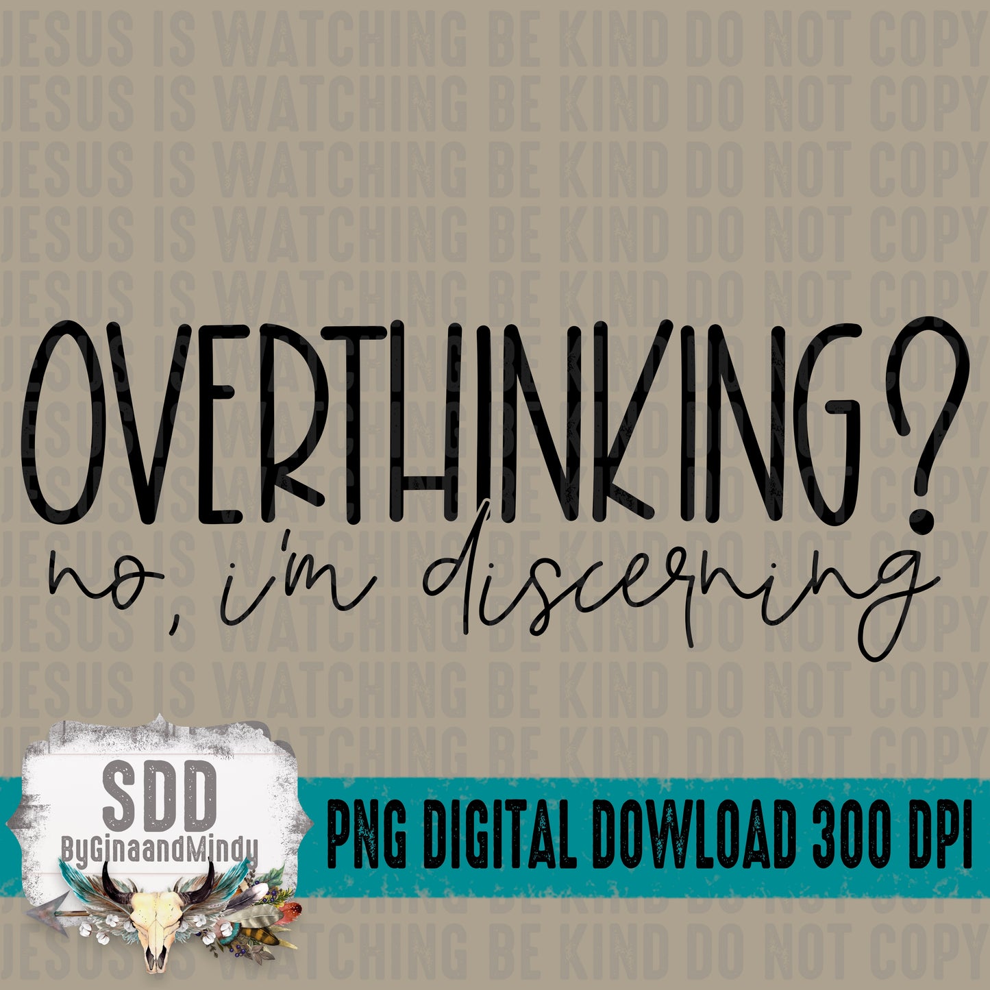 Overthinking? no, i'm discerning Bundle