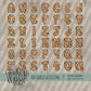 Painted Fall Alpha (4 Sets Aa-Zz, 0-9, Special Characters, Special Shapes)