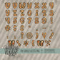Painted Fall Alpha (4 Sets Aa-Zz, 0-9, Special Characters, Special Shapes)