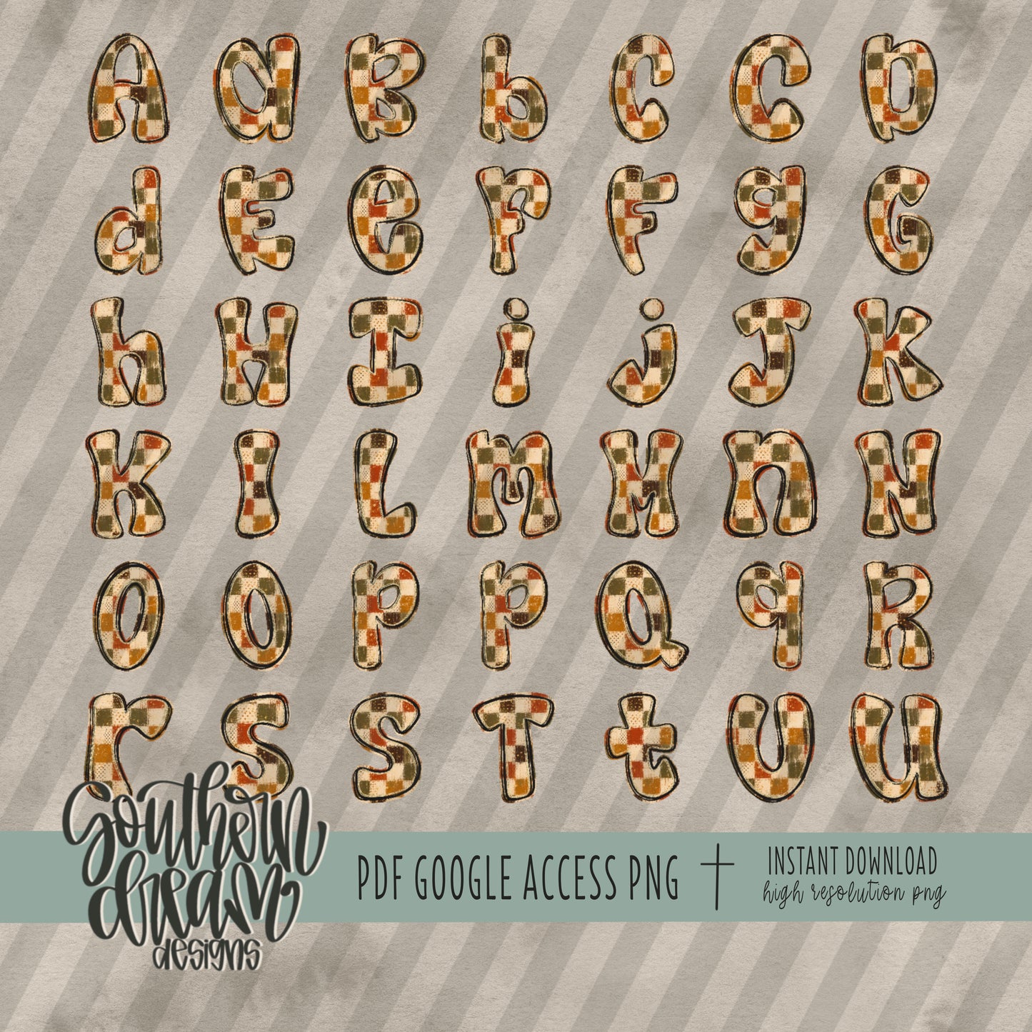 Painted Fall Alpha (4 Sets Aa-Zz, 0-9, Special Characters, Special Shapes)