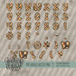 Painted Fall Alpha (4 Sets Aa-Zz, 0-9, Special Characters, Special Shapes)
