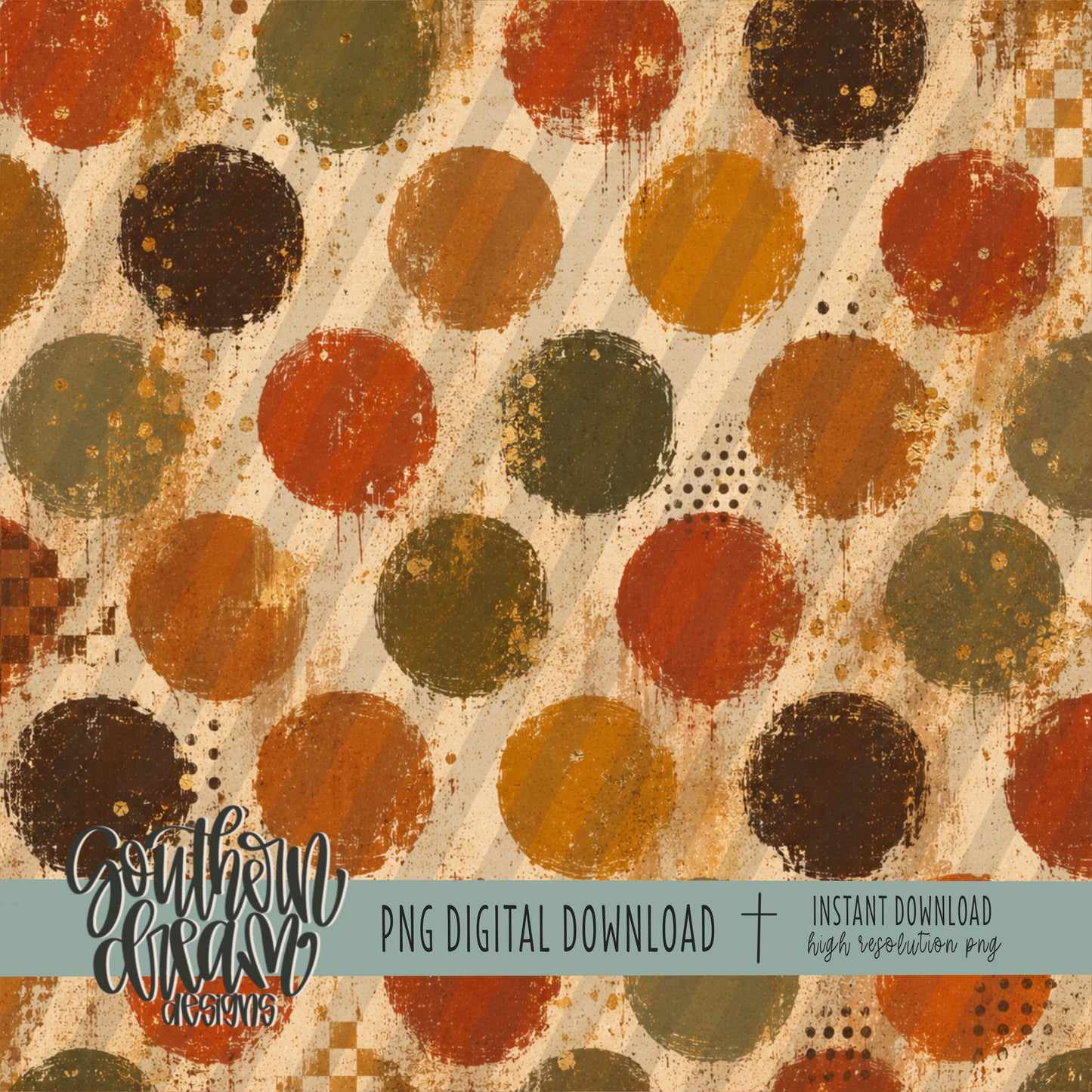 Painted Fall Digital Paper BUNDLE (Not Seamless)